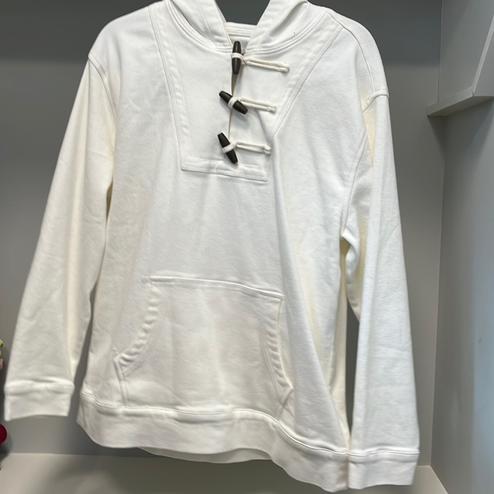 JCrew Denim Hooded Top